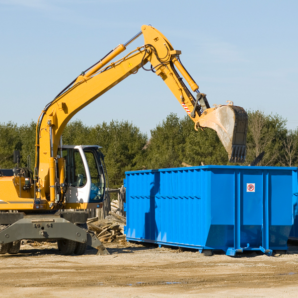 what size residential dumpster rentals are available in Delano